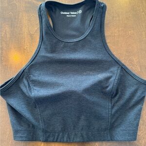 Outdoor Voices Charcoal Athletic Crop Top